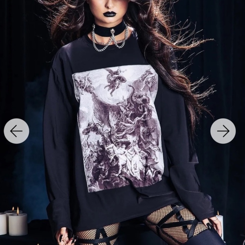 Blackmilk Fall of the Rebel Angels sweater